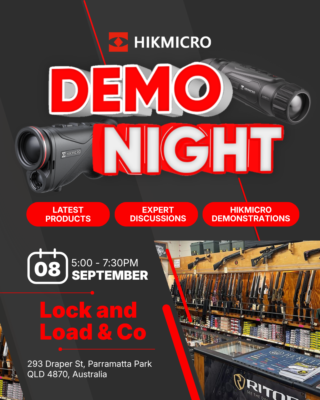 Huntsman Optics September event