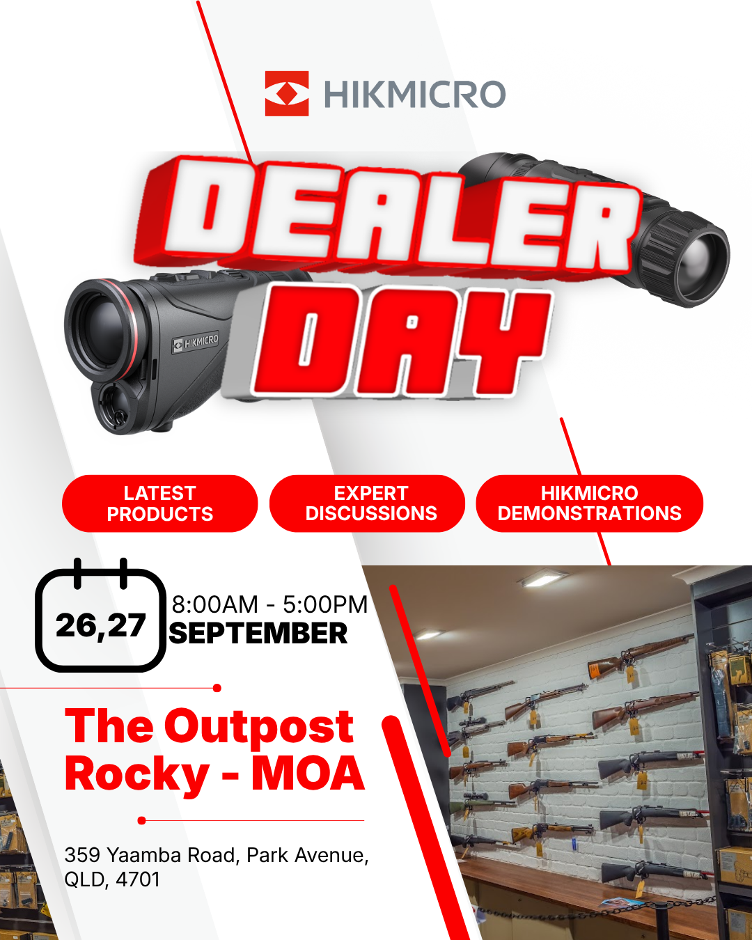 Huntsman Optics September event